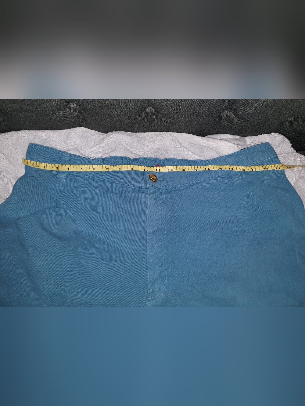 Big Bud Press Bell Bottom Trousers 3XL Marine Blue - Picture 3 of 4